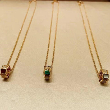 [⭐Lioran]SERPENTI PEDANT DIAMOND NECKLACE