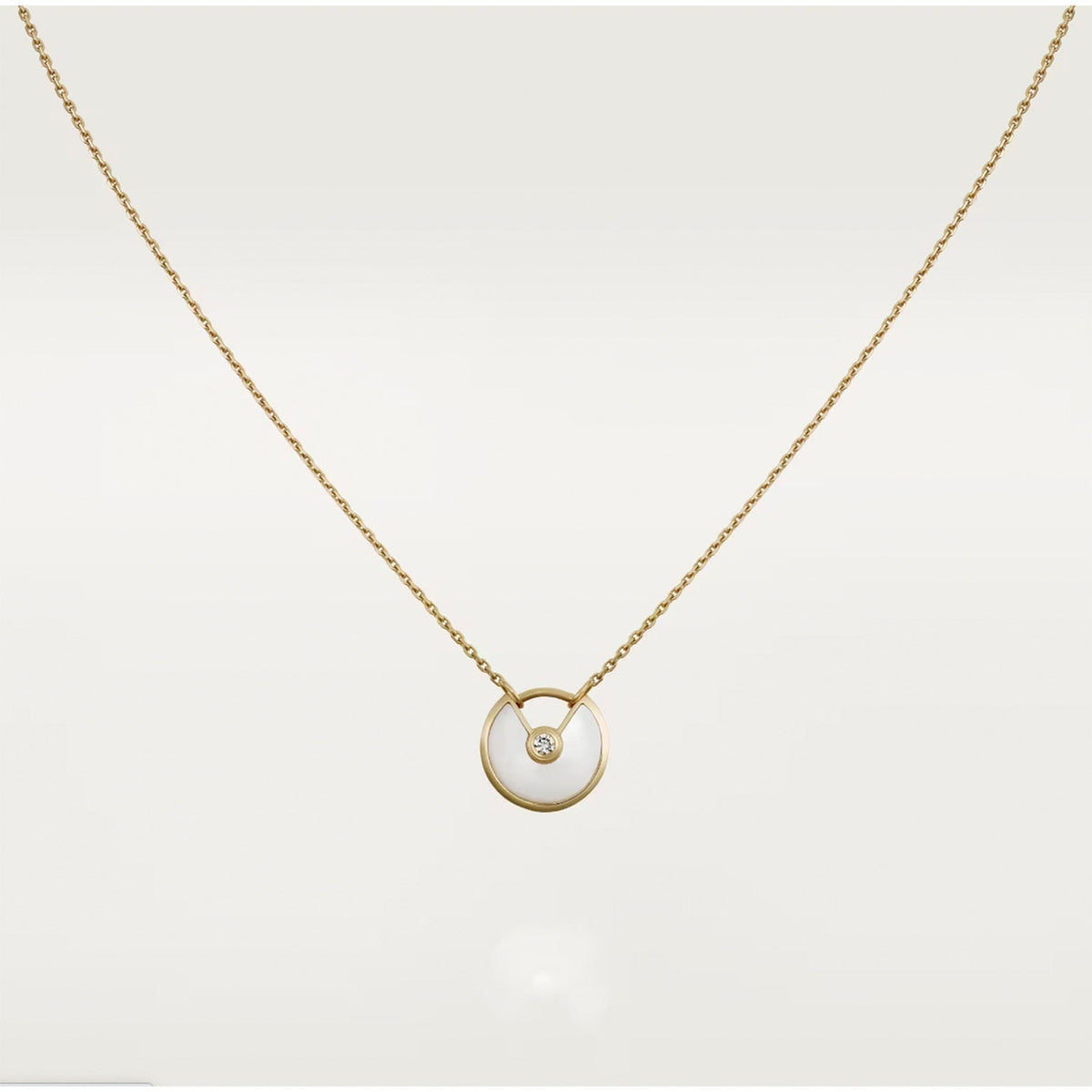 [⭐Lioran]AMULETTE ROSE GOLD MOP NECKLACE