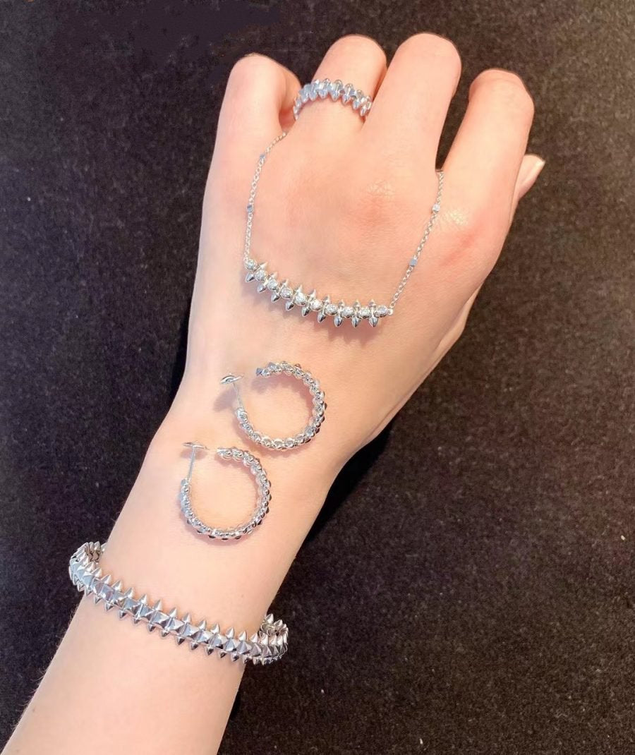 [⭐Lioran]CLASH SILVER BRACELET