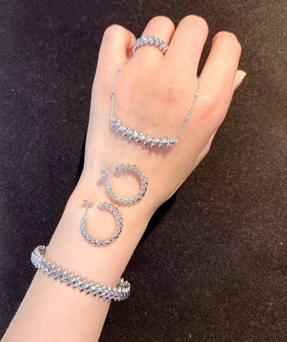 [⭐Lioran]CLASH SILVER BRACELET