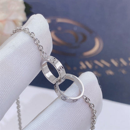 [⭐Lioran]LOVE BRACELET DOUBLE RING