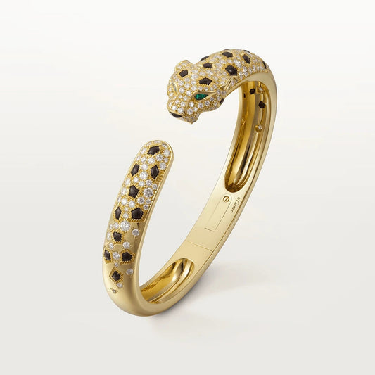 [⭐Lioran]PANTHERE BIG BRACELET DIAMONDS