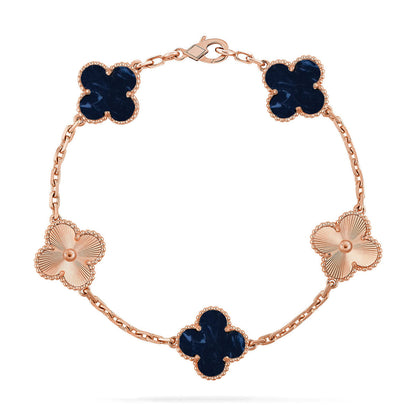 [⭐Lioran]CLOVER 5 MOTIF PIETERSITE BRACELET COLLECTION