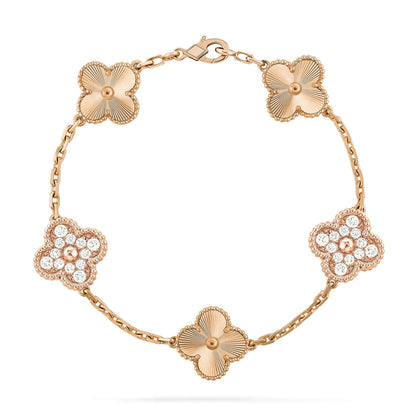 [⭐Lioran] CLOVER 5 MOTIF LASER BRACELET COLLECTION