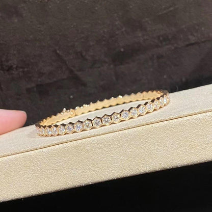 [⭐Lioran]BEE LOVE GOLD BRACELET FULL DIAMOND