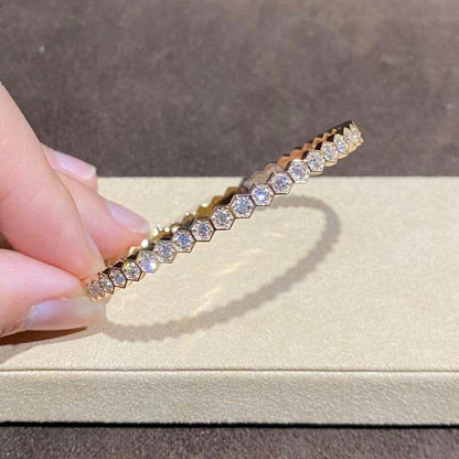 [⭐Lioran]BEE LOVE GOLD BRACELET FULL DIAMOND