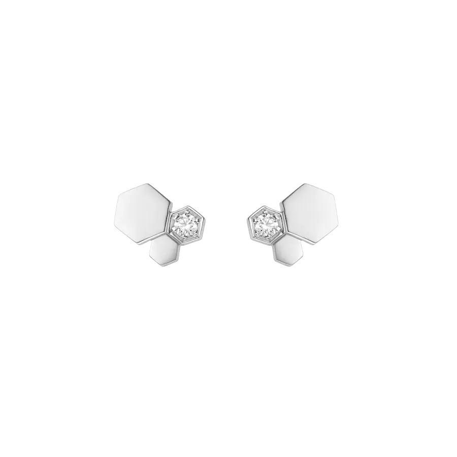 [⭐Lioran]BEE LOVE SILVER DIAMOND EARRINGS