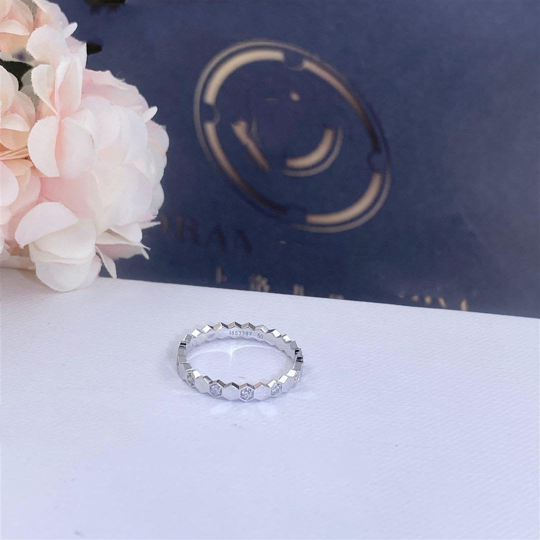 [⭐Lioran]BEE LOVE RING SILVER DIAMOND