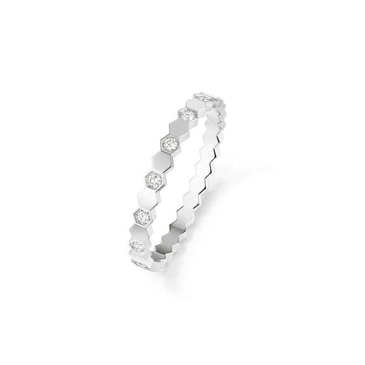 [⭐Lioran]BEE LOVE RING SILVER DIAMOND