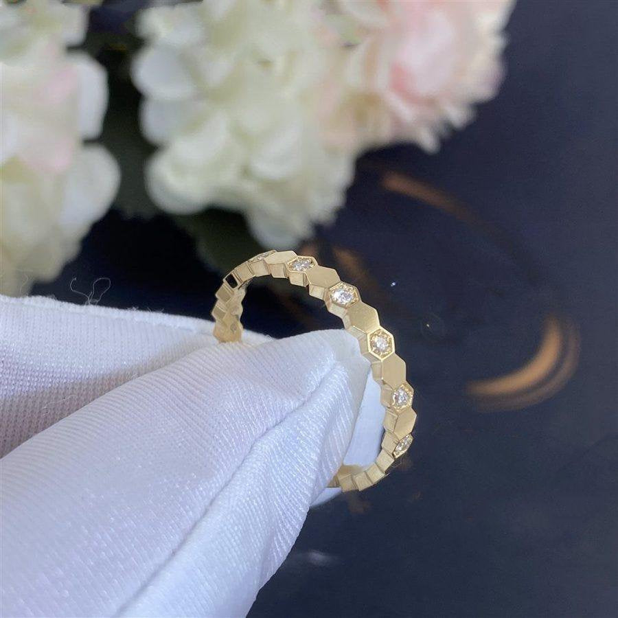 [⭐Lioran]BEE LOVE RING GOLD DIAMOND