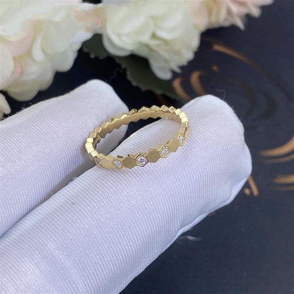 [⭐Lioran]BEE LOVE RING GOLD DIAMOND