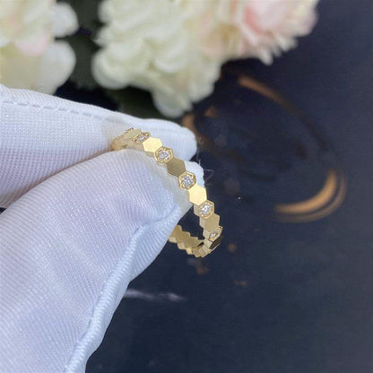 [⭐Lioran]BEE LOVE RING GOLD DIAMOND