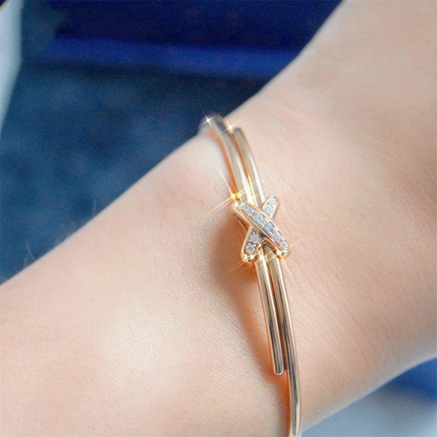 [⭐Lioran]JEUX DE BRACELET PINK GOLD DIAMONDS