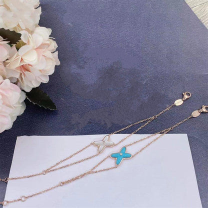 [⭐Lioran]JEUX BRACELET TURQUOISE PINK GOLD 1 DIAMOND
