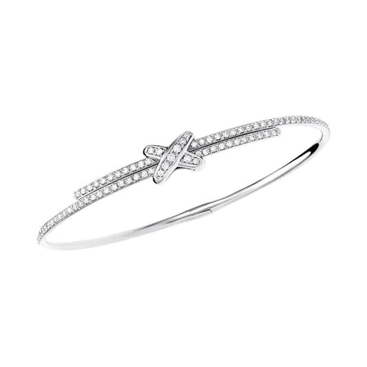 [⭐Lioran]JEUX DE BRACELET DIAMONDS SILVER