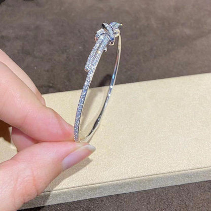 [⭐Lioran]JEUX DE BRACELET DIAMONDS SILVER