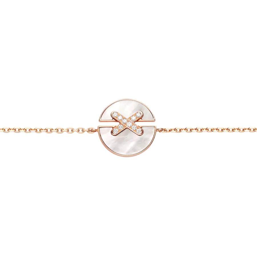 [⭐Lioran]JEUX DE BRACELET MOP PINK GOLD DIAMONDS