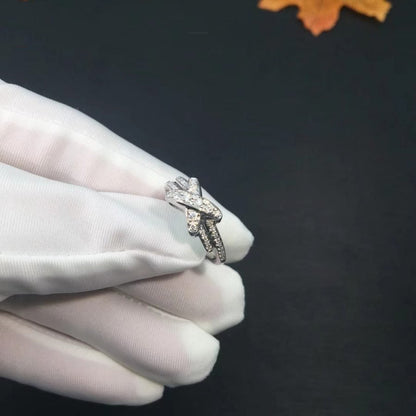 [⭐Lioran]JEUX DE SILVER DIAMOND RING