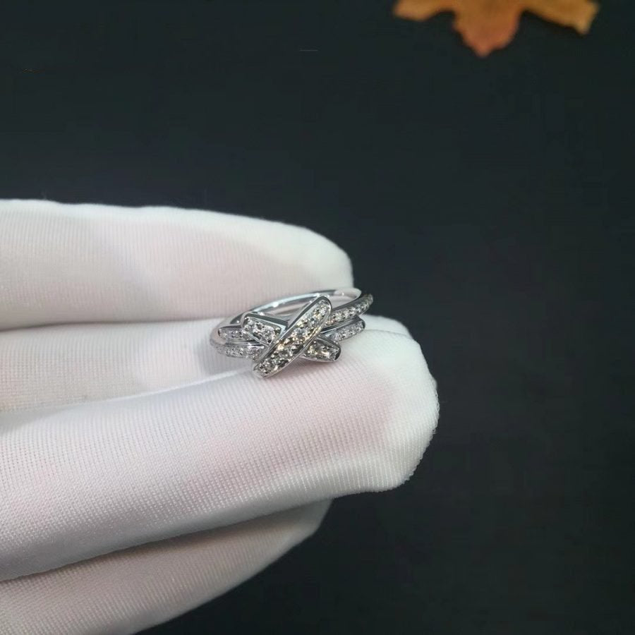 [⭐Lioran]JEUX DE SILVER DIAMOND RING