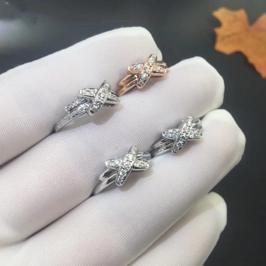 [⭐Lioran]JEUX DE SILVER DIAMOND RING