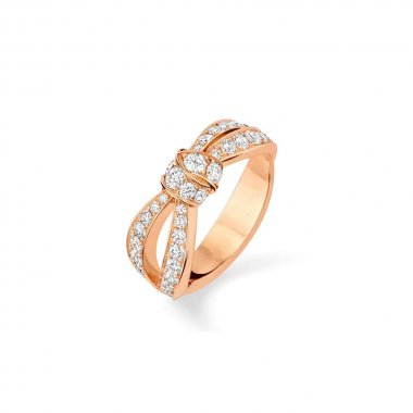 [⭐Lioran]LIENS PINK GOLD DIAMOND RING