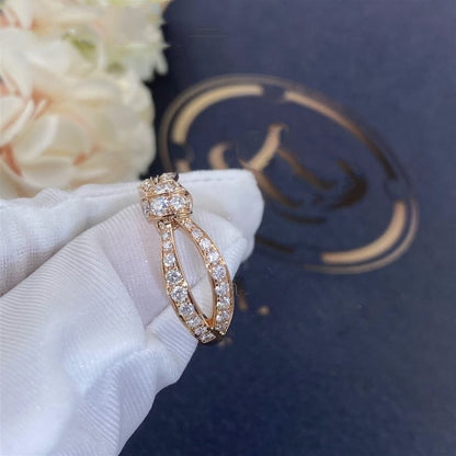 [⭐Lioran]LIENS PINK GOLD DIAMOND RING