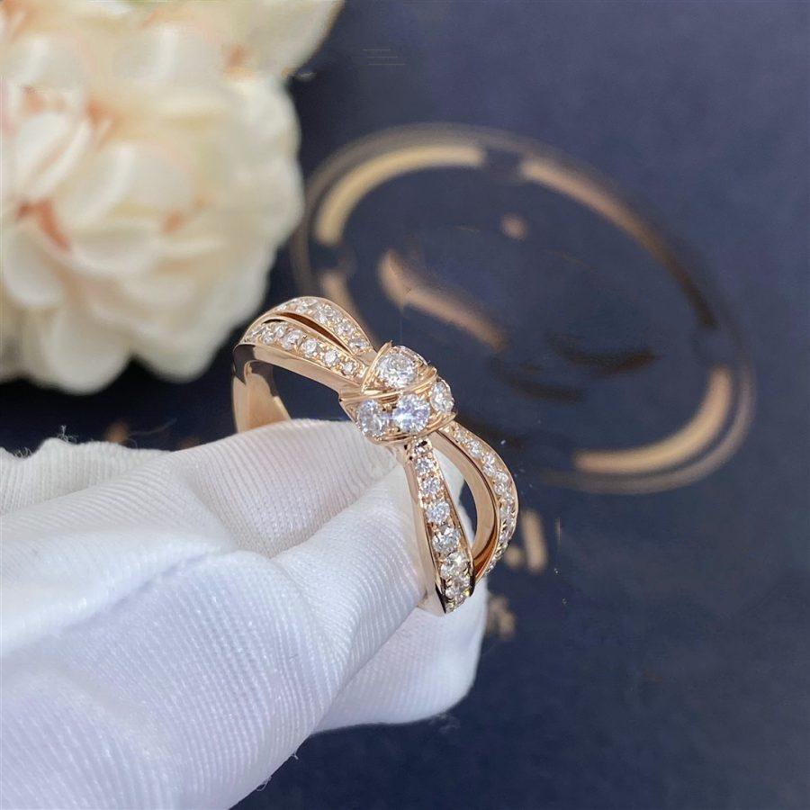 [⭐Lioran]LIENS PINK GOLD DIAMOND RING