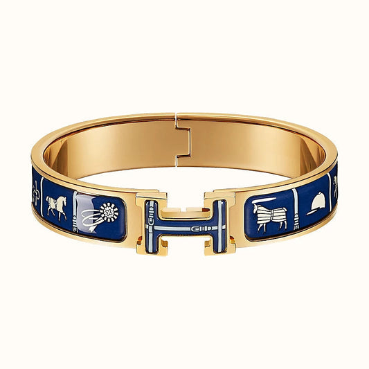 [⭐Lioran]H COUVERTURES DARK BLUE BRACELET