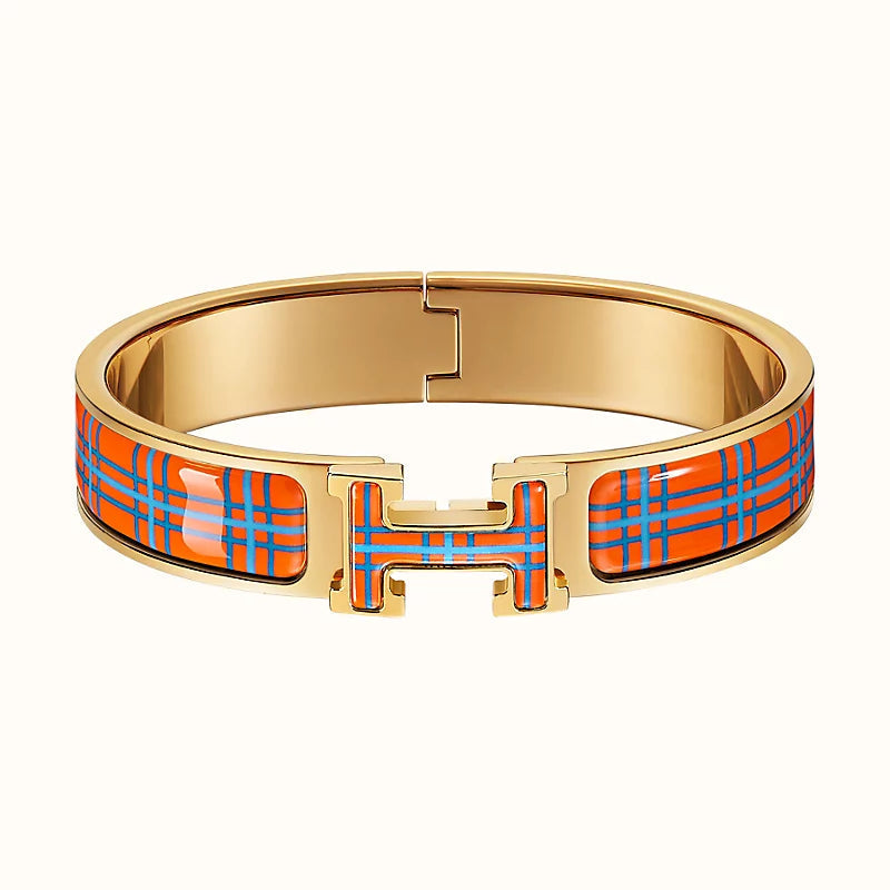 [⭐Lioran]H TARTAN BRACELET 12MM