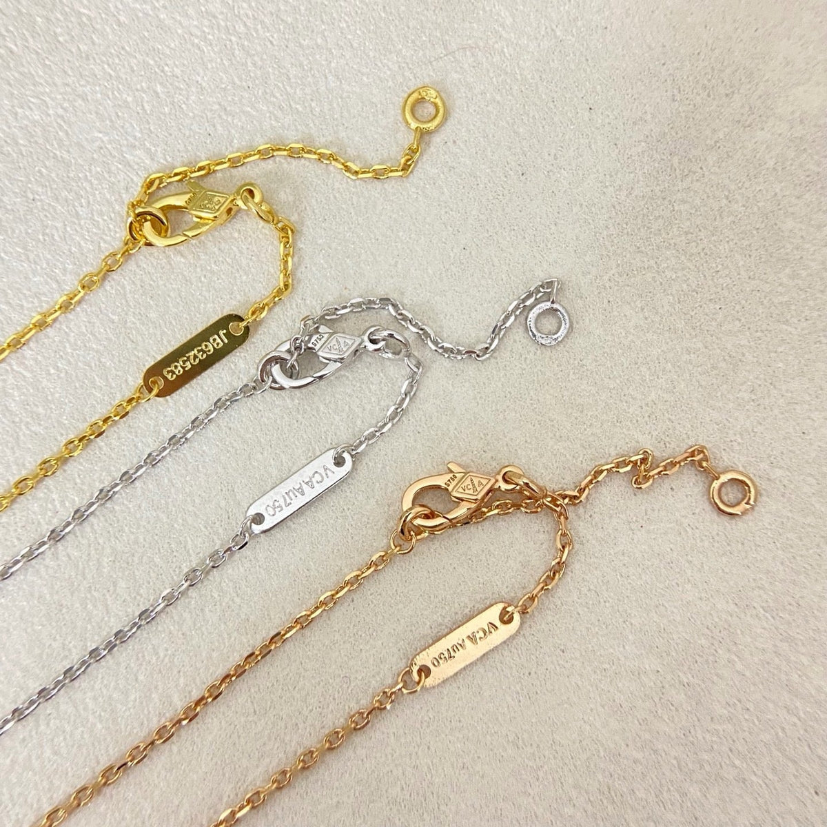 [⭐Lioran]NEW 15MM PURPLE SAND-GOLD FOUR-LEAF CLOVER NECKLACE