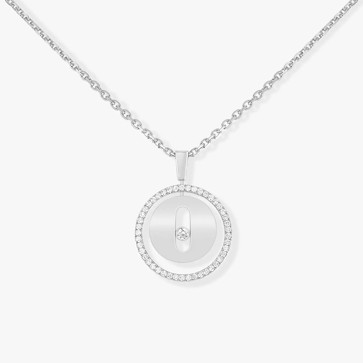[⭐Lioran]Demo MOVE PM NECKLACE SILVER DIAMOND