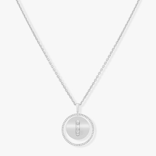 [⭐Lioran]Demo MOVE MM SILVER DIAMOND NECKLACE