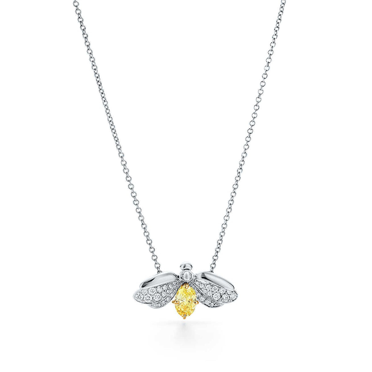 [Lioran]PAPER FLOWERS YELLOW DIAMOND FIREFLY PENDANT