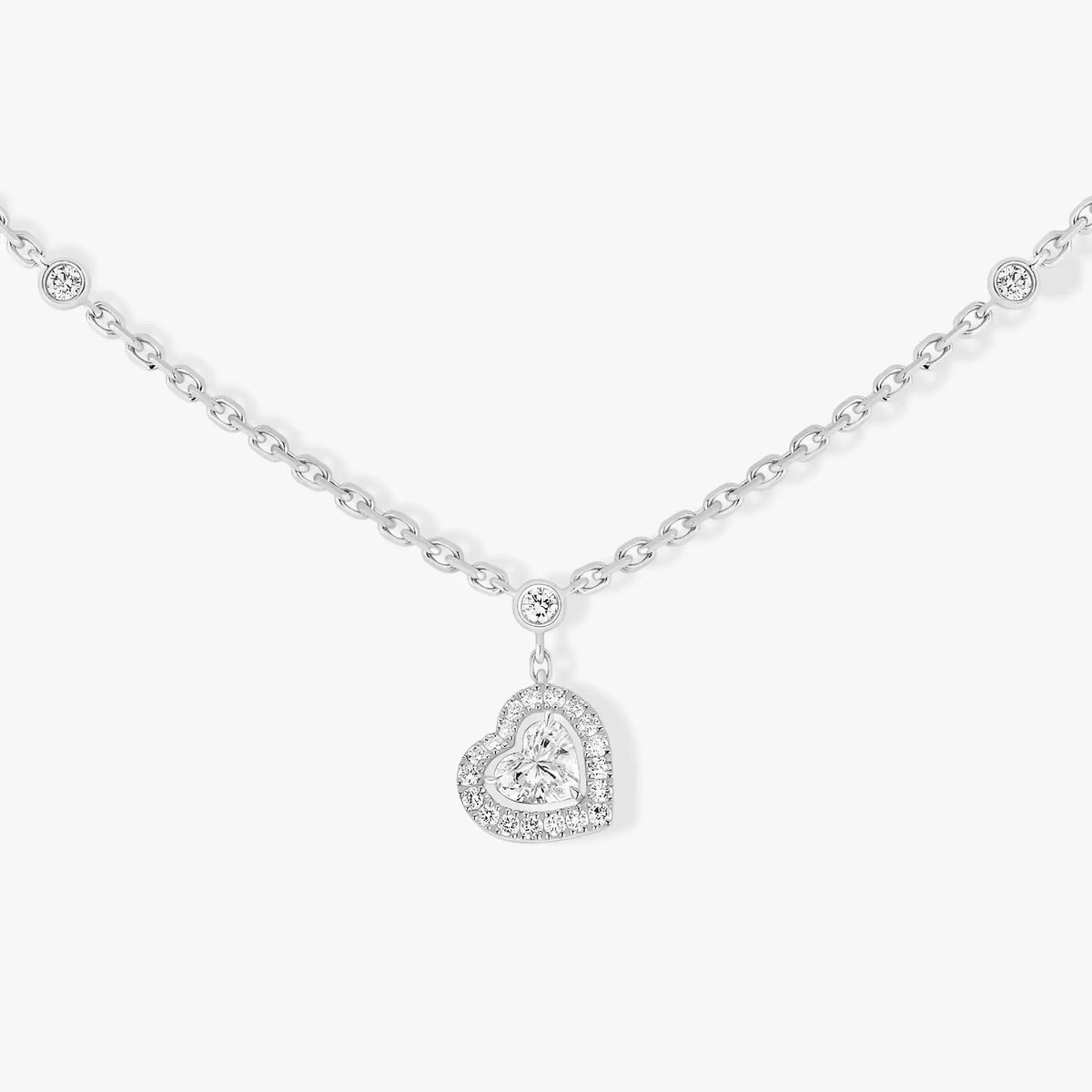 [⭐Lioran]JOY HEART DIAMOND NECKLACE