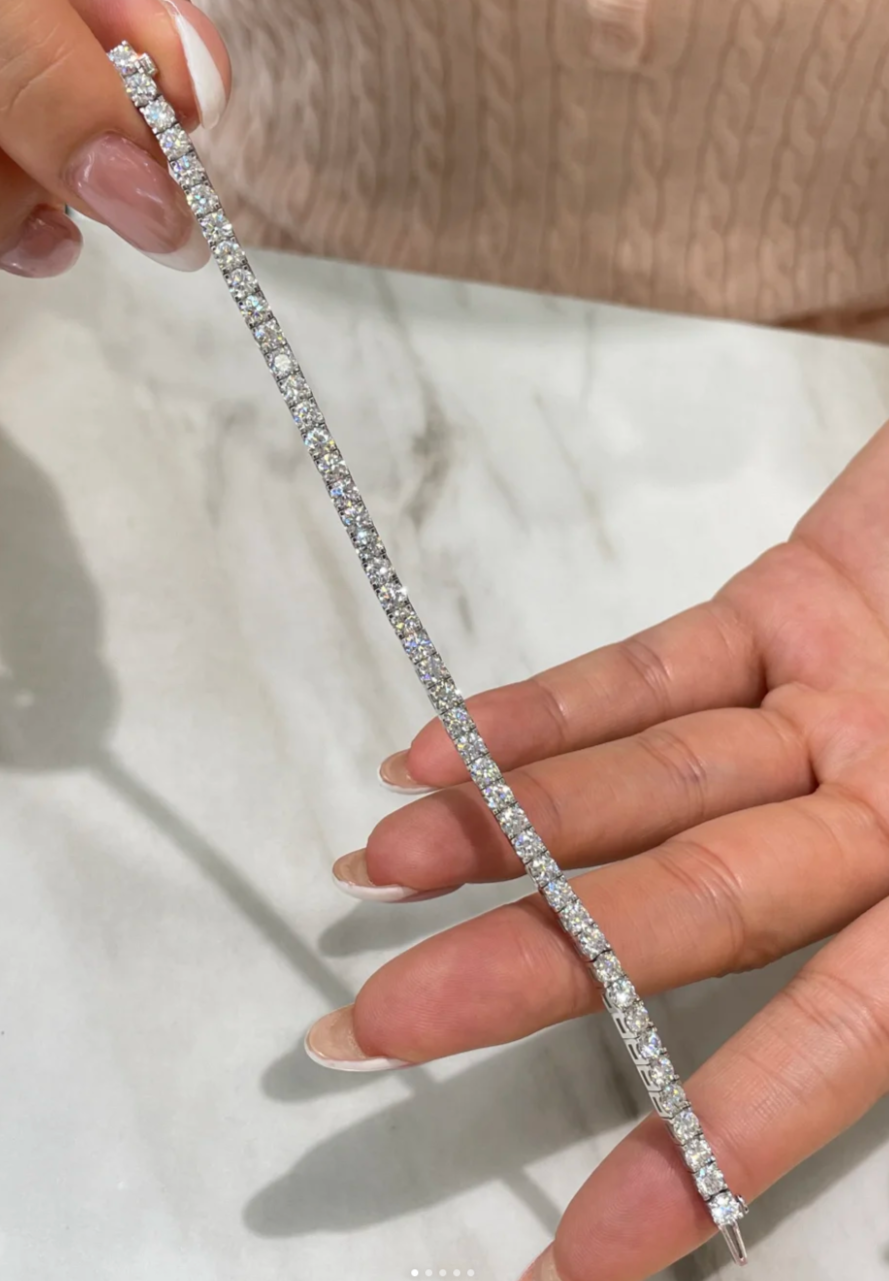 [⭐Lioran]  CLASSIC BASEBALL BRACELAT, 52 DIAMOND