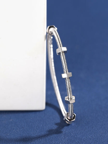 [⭐Lioran jewelrys]CT THREADED BRACELET