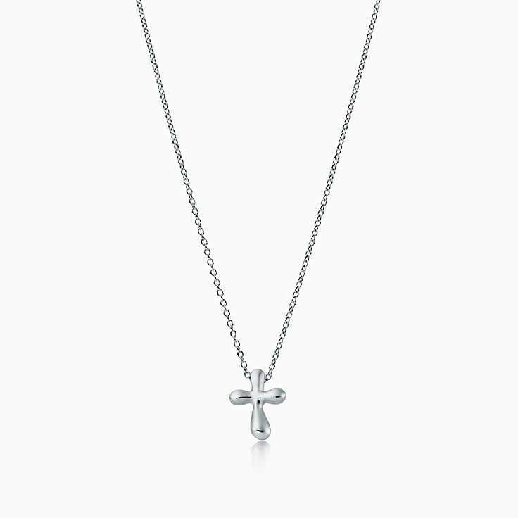 [Lioran]CROSS PENDANT MINI BARE CROSS NECKLACE