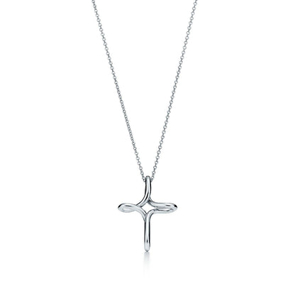 [Lioran]CROSS NECKLACE STERLING SILVER MATERIAL