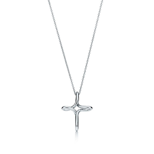 [Lioran]CROSS NECKLACE STERLING SILVER MATERIAL