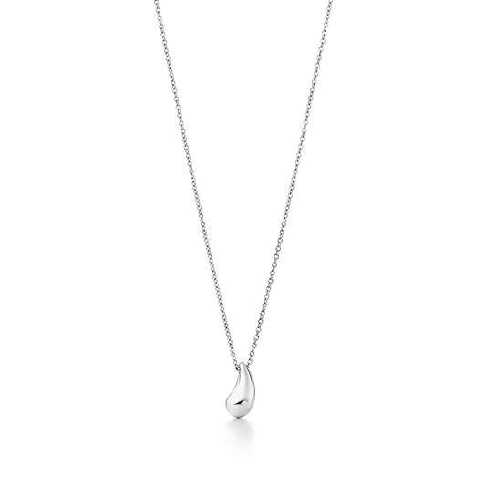 [Lioran]ELSA PERETTI TEARDROP PENDANT STERLING SILVER NECKLACE