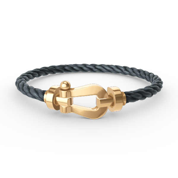 [⭐Lioran]FORCE LARGE HORSESHOE NO DIAMOND BRACELET GOLD