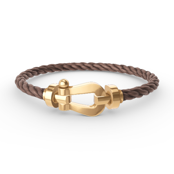 [⭐Lioran]FORCE LARGE HORSESHOE NO DIAMOND BRACELET GOLD