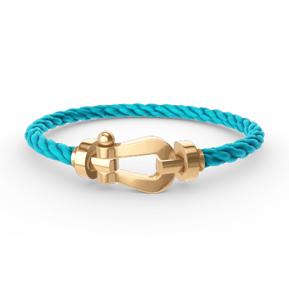 [⭐Lioran]FORCE LARGE HORSESHOE NO DIAMOND BRACELET GOLD