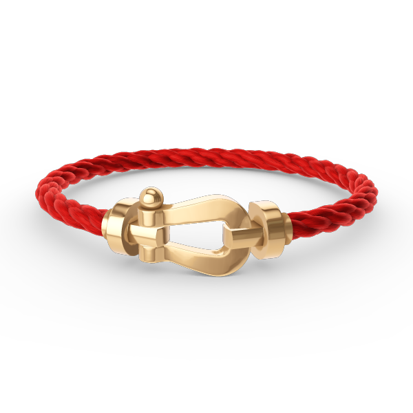 [⭐Lioran]FORCE LARGE HORSESHOE NO DIAMOND BRACELET GOLD