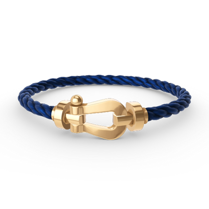 [⭐Lioran]FORCE LARGE HORSESHOE NO DIAMOND BRACELET GOLD