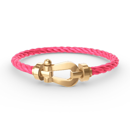 [⭐Lioran]FORCE LARGE HORSESHOE NO DIAMOND BRACELET GOLD