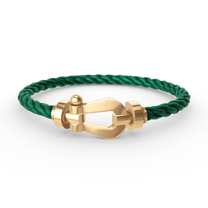 [⭐Lioran]FORCE LARGE HORSESHOE NO DIAMOND BRACELET GOLD