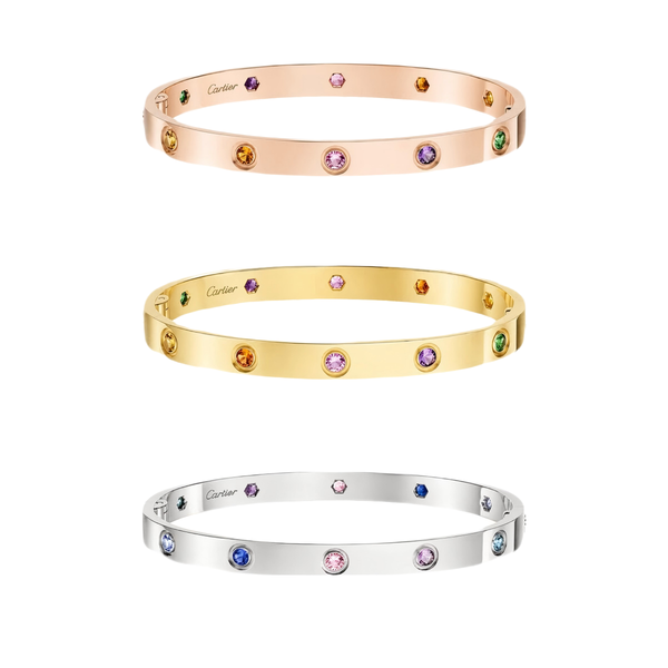 [⭐Lioran] 2026 RAINBOW LOVE BRACELET 6.1MM  10 DIAMONDS