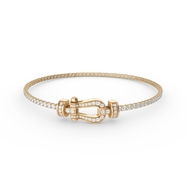 [⭐Lioran]FORCE  HORSESHOE  DIAMOND TENNIS BRACELET