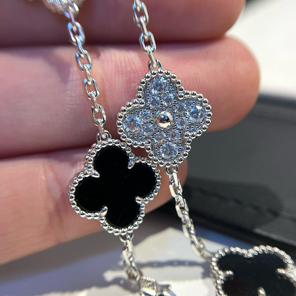 [⭐Lioran] CLOVER 5 MOTIF ONYXS BRACELET COLLECTION